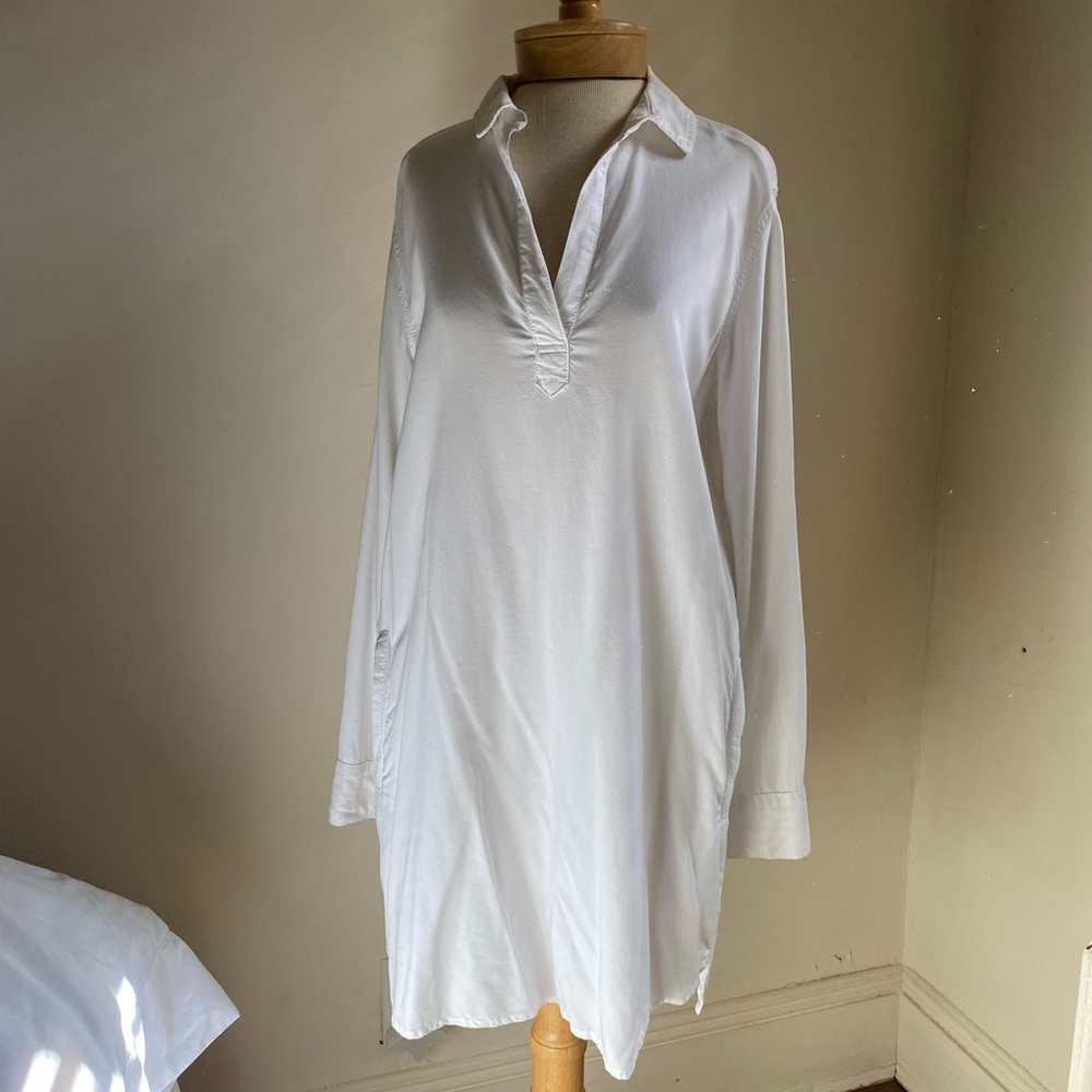 Anthropologie Cloth and Stone Blouse Dress with Pockets Size M